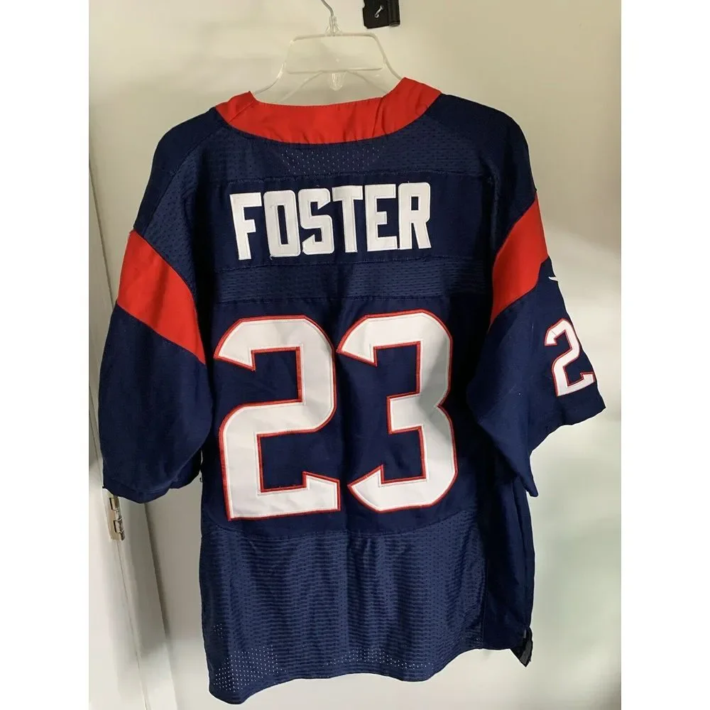 Arian Foster Houston Texans‎ NWOT Navy Blue Nike Authentic Elite Jersey Size 40